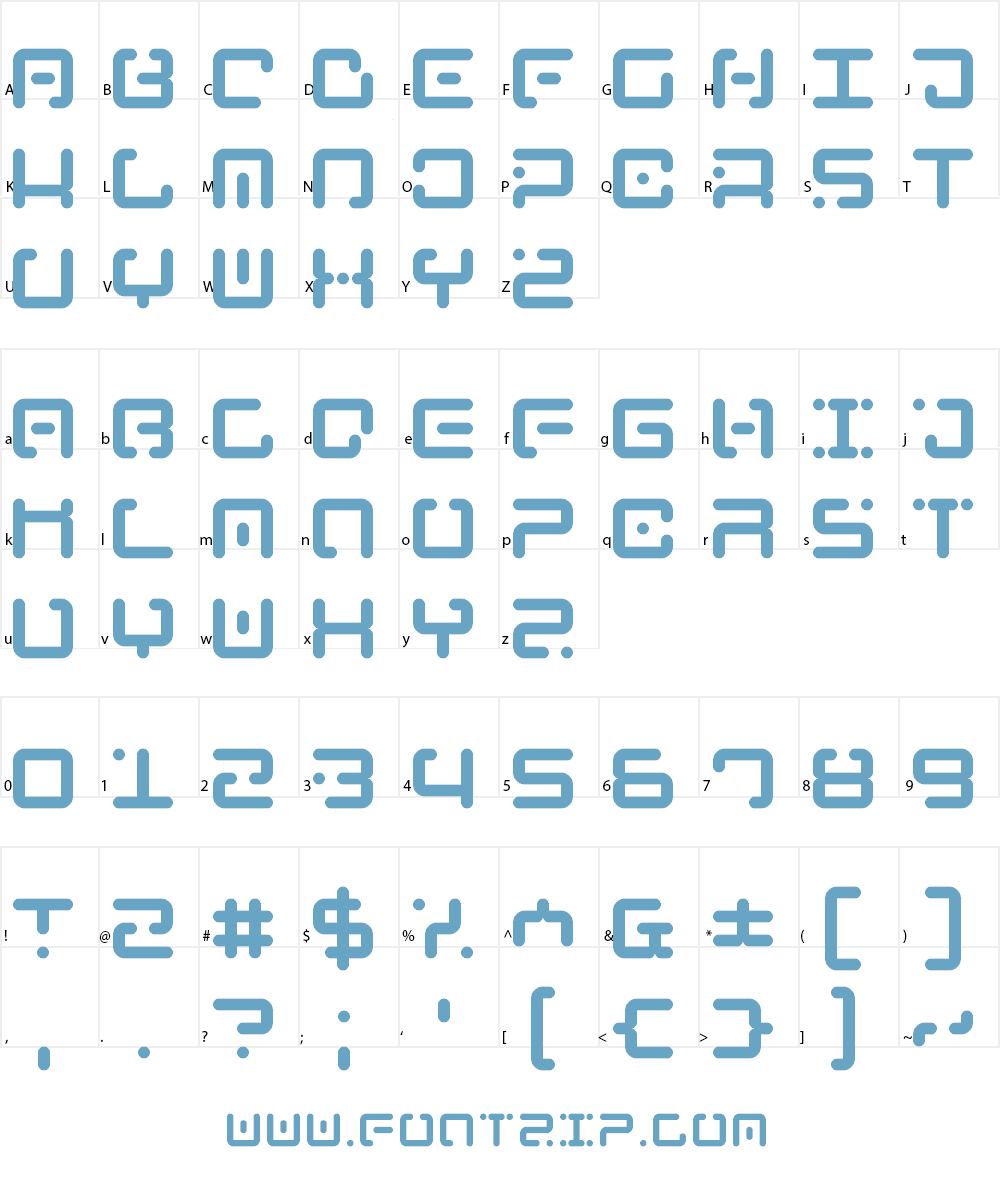 Ancient Venusian Font Character